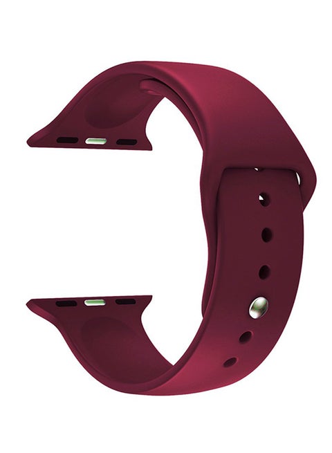Replacement Band For Apple Watch 42mm Rose Red