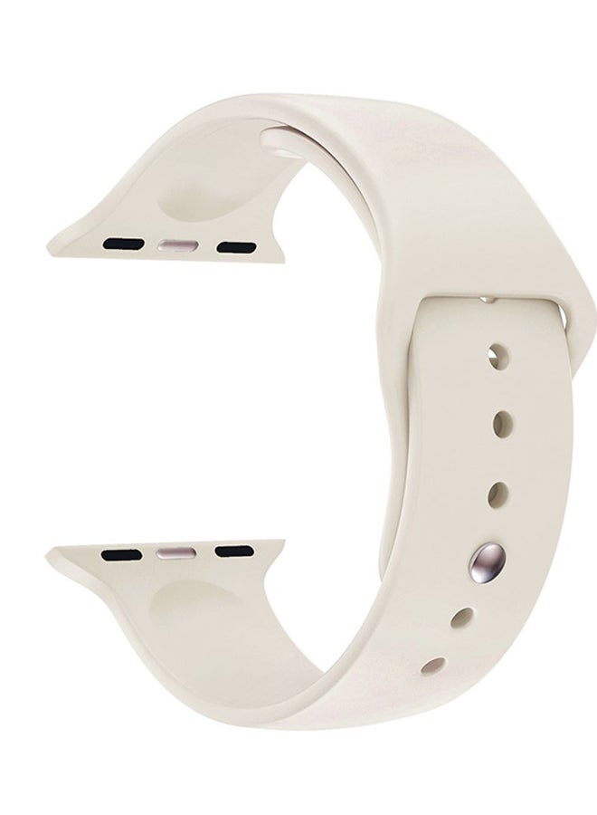 لنكوو سوار قابل بديلة لساعات أبل أبيض أنتيك