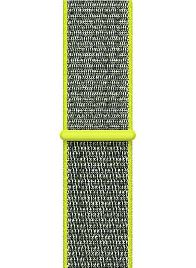 LNKOO Replacement Band For Apple Watch Series 3/2/1 Green/Grey - Image 1