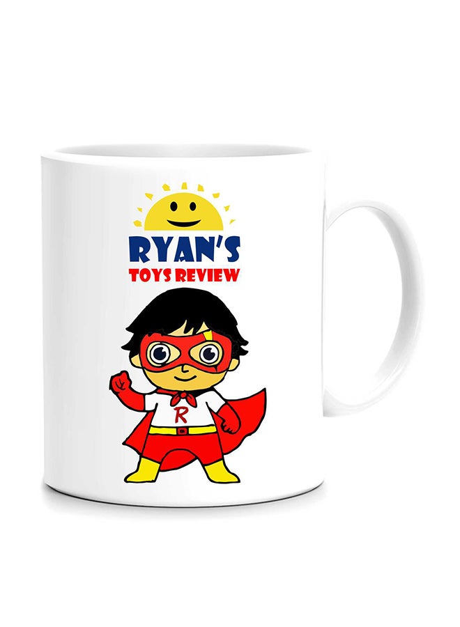 Fm Styles - Ryan Toy Review Fan Mug White/Red/Yellow 10cm - Image 1