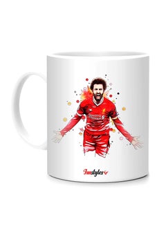 Fm Styles Mohammed Salah Shoutout Action Printed Mug White/Red 10cm 