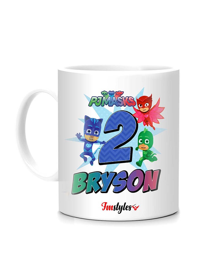 Fm Styles PJ Masks Bryson Printed Mug White 10cm