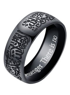 Titanium Steel Engraved Letter Ring - v1529055507/N15252622A_1