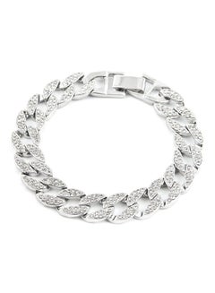 Alloy Cuban Chain Bracelet