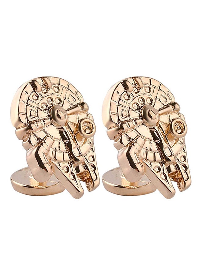 QiaoKai Alloy Star Wars Airship Cufflinks 