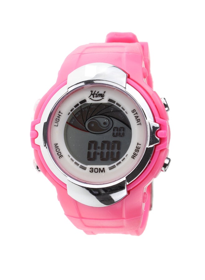 هيمي ساعة يد رقمية بسوارٍ مطاطي طراز HM007 kids_unisex - Image 1