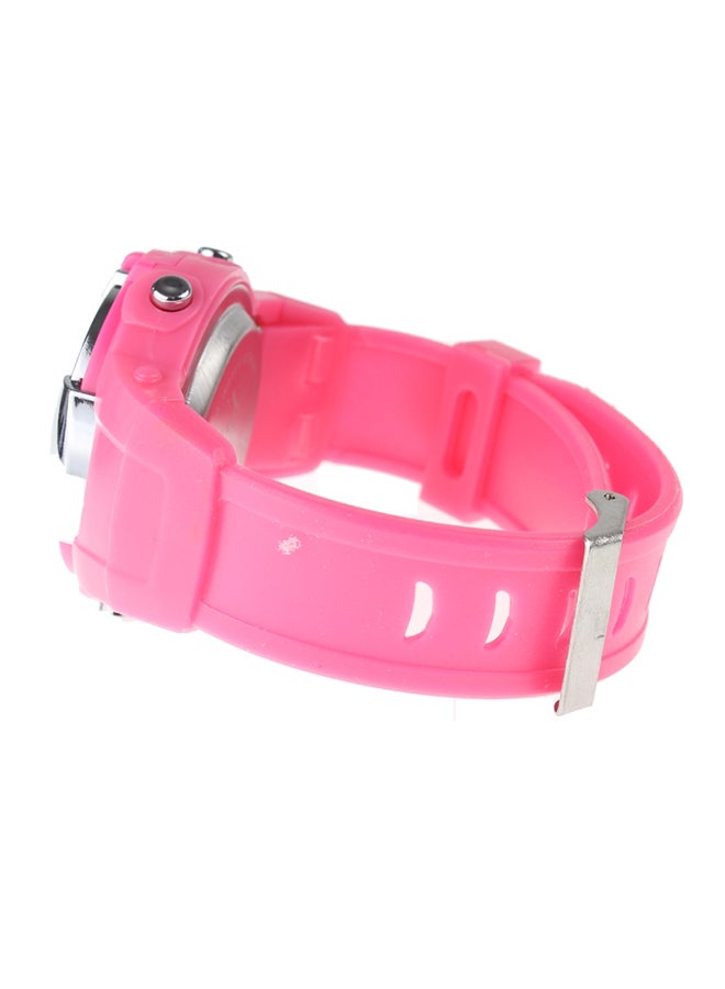 هيمي ساعة يد رقمية بسوارٍ مطاطي طراز HM007 kids_unisex - Image 3