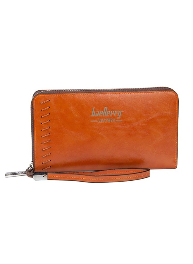 baellerry - Long Card Holder Business Wallet Orange - Image 1