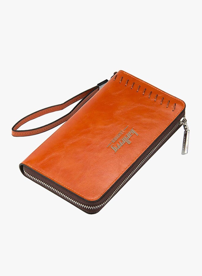 baellerry - Long Card Holder Business Wallet Orange - Image 1