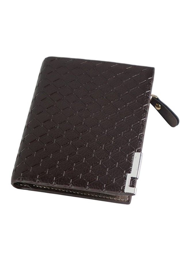 Pidengbao Bi-Fold Business Wallet Dark Brown 