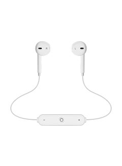 ZIDLI S6 Stereo Wireless Bluetooth In-Ear Headphones With Mic White  - Image 1
