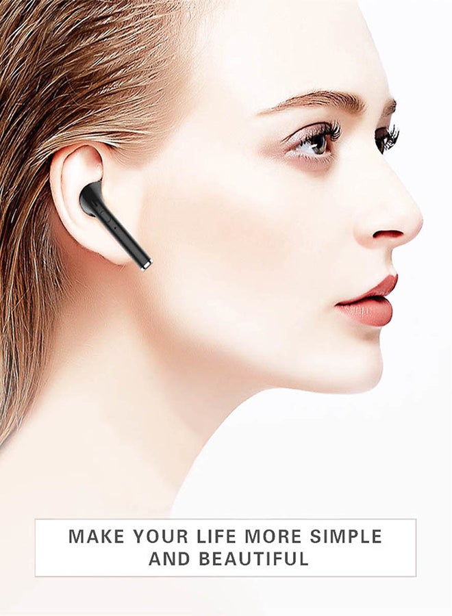 ZIDLI I7s Stereo Wireless In-Ear Earbuds With Mic Black - Image 3