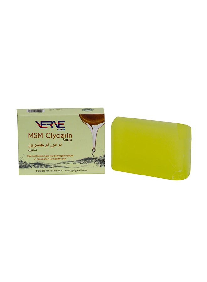 Verve MSM Organic Glycerin Soap Yellow 75grams - Image 1