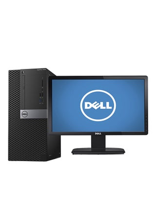 OptiPlex 7050 With 18.5-Inch Display, Core i7 Processor/8GB RAM/1TB HDD/Integrated Graphics Black - v1529307151/N15167867A_1