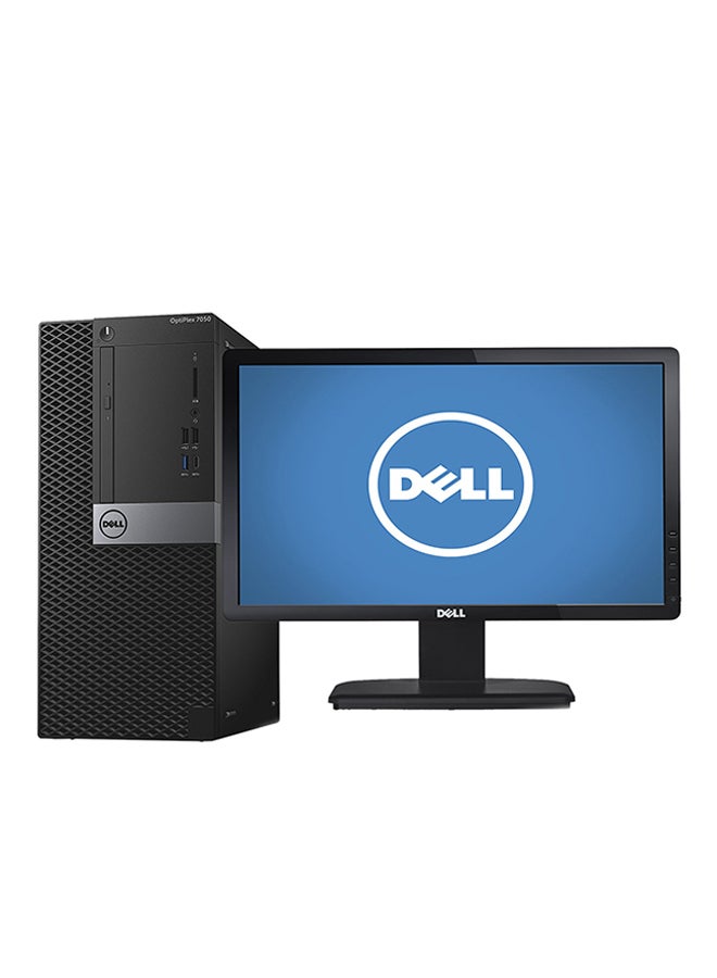 DELL OptiPlex 7050 With 18.5-Inch Display, Core i7 Processor/8GB RAM/1TB HDD/Integrated Graphics Black  - Image 1