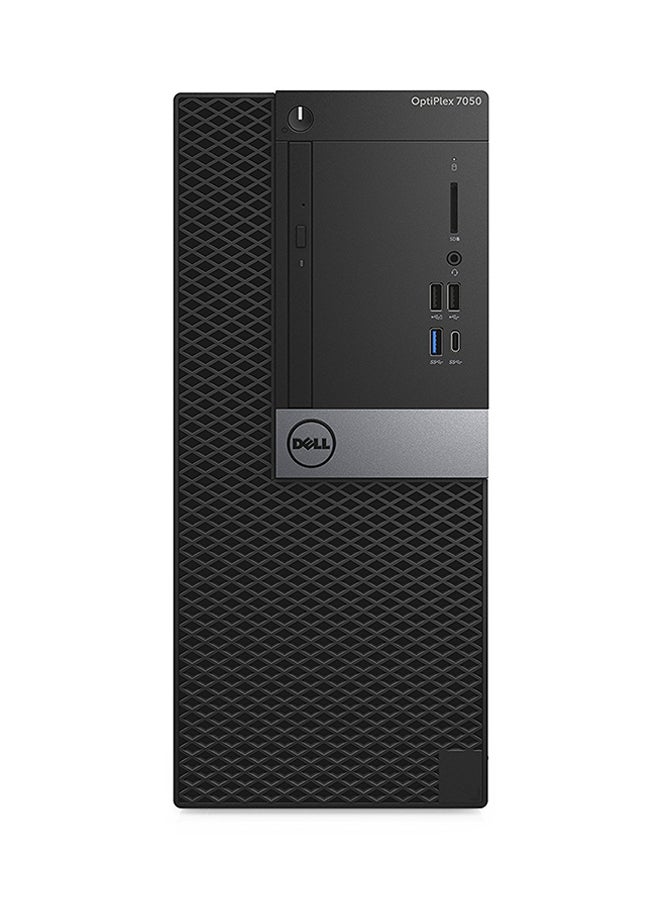 DELL - OptiPlex 7050 Desktop With Core i7 Processor/4GB RAM/1TB HDD/Integrated Graphics Black - Image 1
