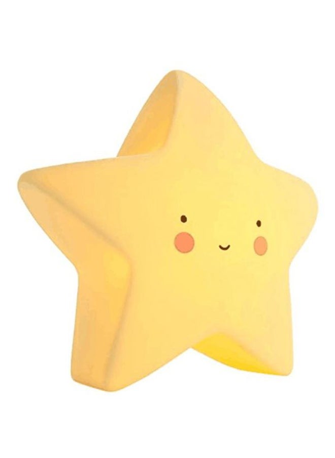 QiaoKai Star Shape LED Night Light For Kids Yellow 15.5x15.5x6cm  - Image 1