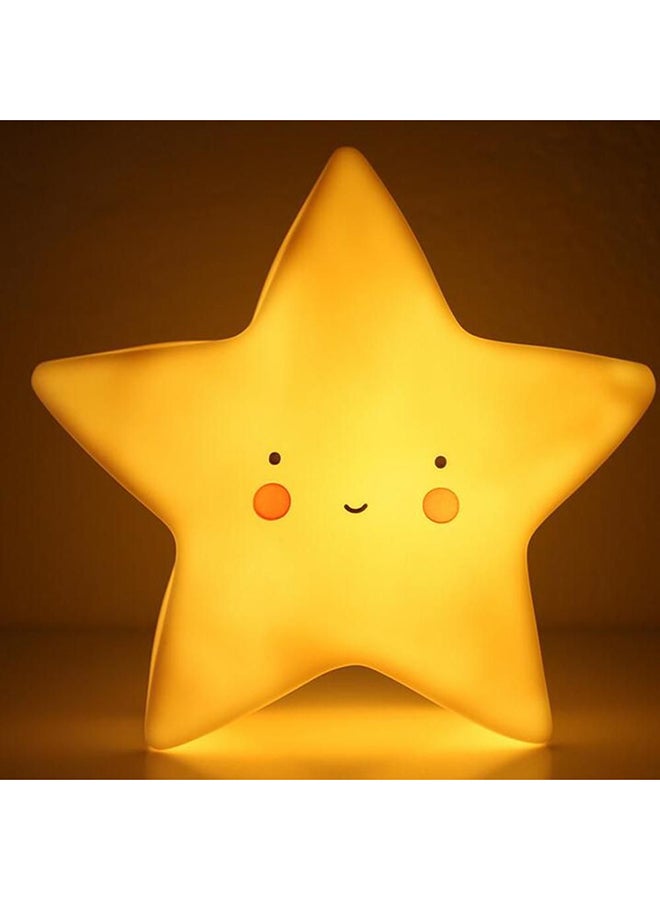 QiaoKai Star Shape LED Night Light For Kids Yellow 15.5x15.5x6cm  - Image 2