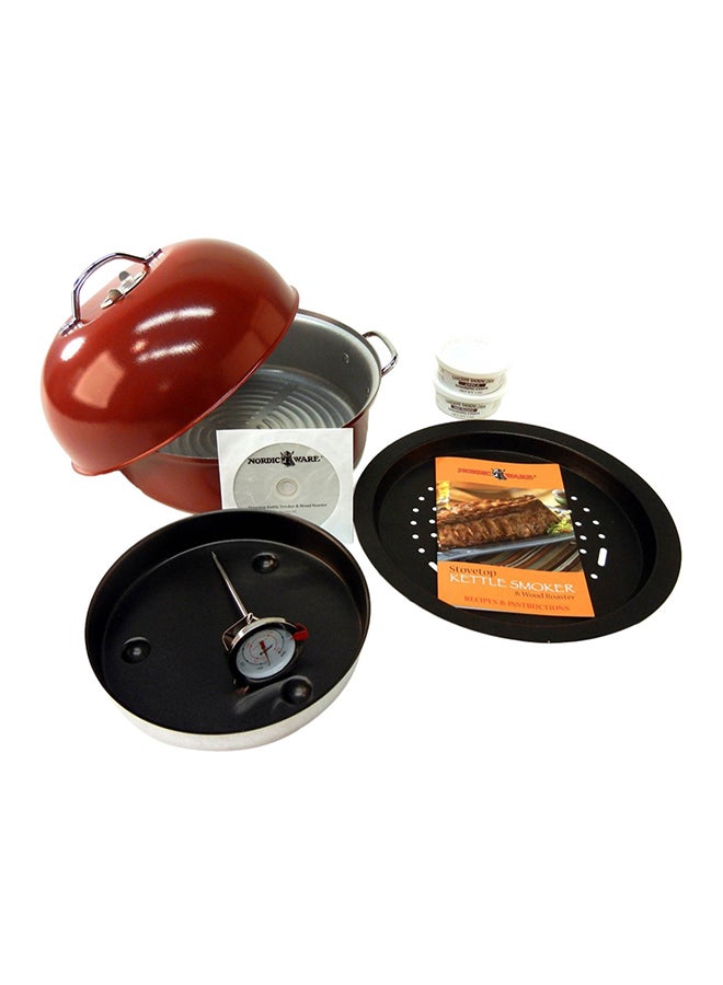 NORDIC WARE Kettle Smoker Red 4.3kg  - Image 2