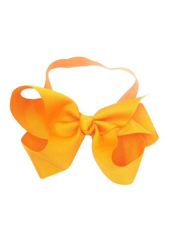 Forked Tail Bowknot Headband Orange