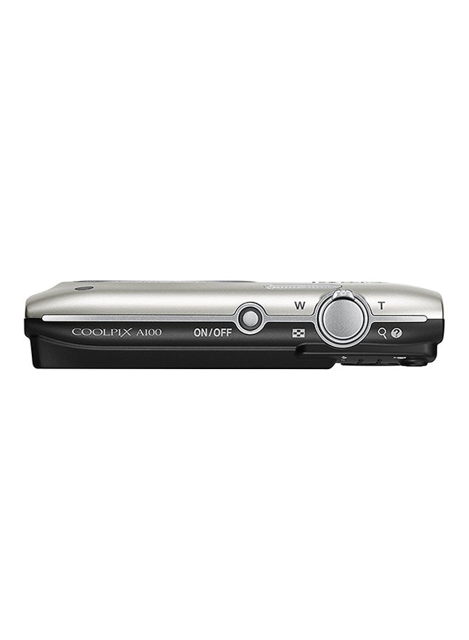 Nikon - Coolpix A100 SLV 20.1MP Digital Compact Camera - Image 1