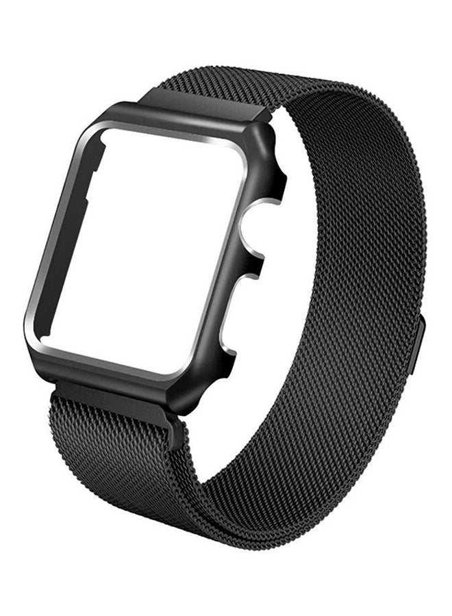 Stainless Steel Watchband Black - Image 1