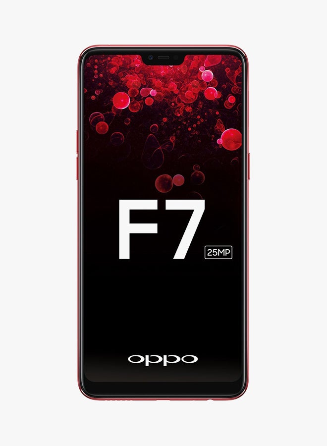 OPPO - F7 Dual SIM Solar Red 128GB 4G LTE - Image 1