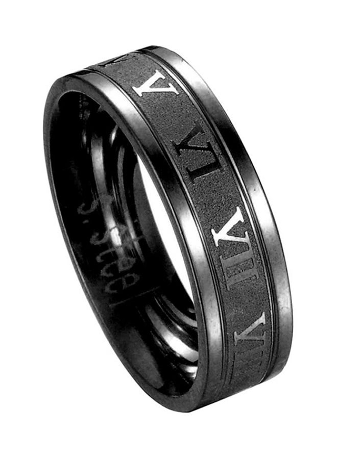 Creative Titanium Steel Roman Numerals Band