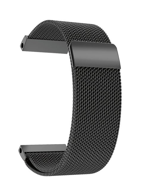 Milanese Loop Smart Watch Band For Garmin Fenix 5X Black
