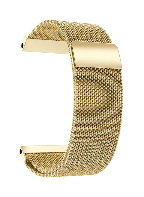 Milanese Loop Smart Watch Band For Garmin Fenix 5X Gold