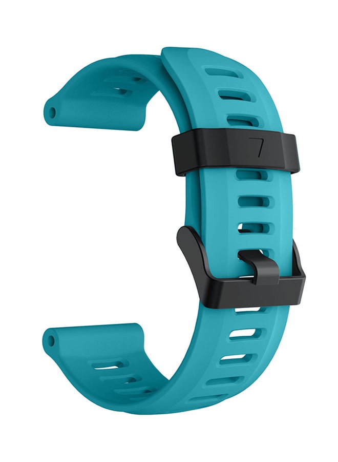 ISank Replacement Sport Smart Watch Band For Garmin Fenix 5X Light Blue - Image 1
