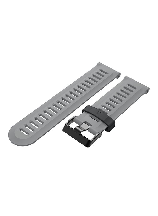 ISank Replacement Sport Smart Watch Band For Garmin Fenix 5X Grey - Image 2