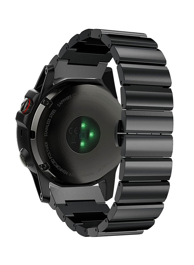 ISank Replacement Link Smart Watch Band For Garmin Fenix 3 GPS Black - Image 3