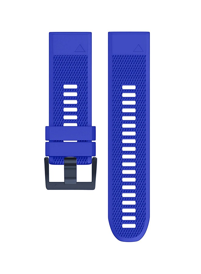 ISank Replacement Smart Watch Band For Garmin Fenix 5X/3/3HR GPS Royal Blue - Image 2