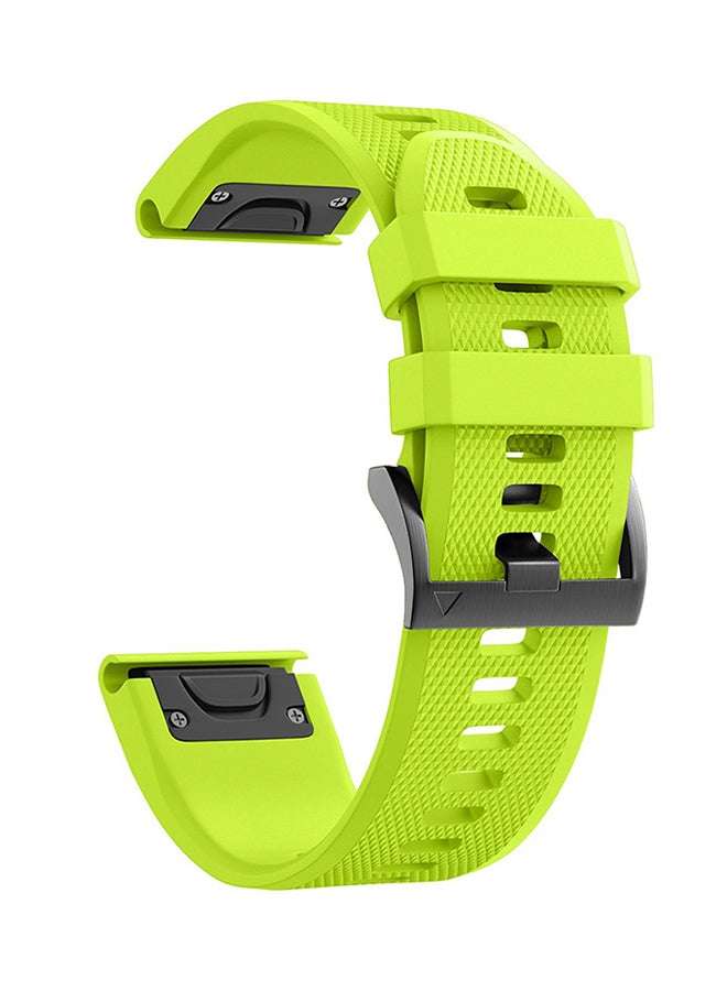 ISank Replacement Smart Watch Band For Garmin Fenix 5X/3/3HR GPS Green  - Image 1
