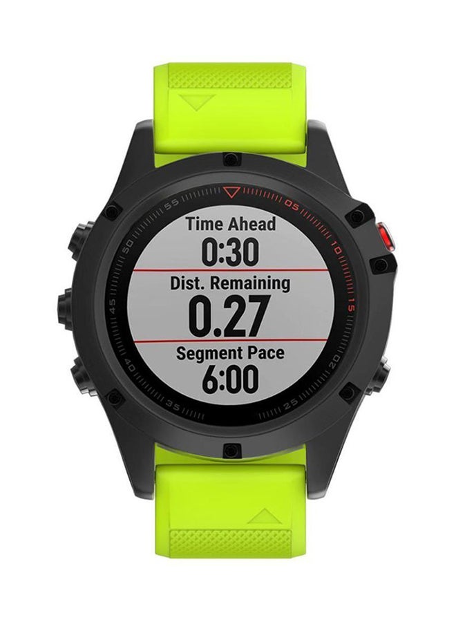 ISank Replacement Smart Watch Band For Garmin Fenix 5X/3/3HR GPS Green  - Image 3