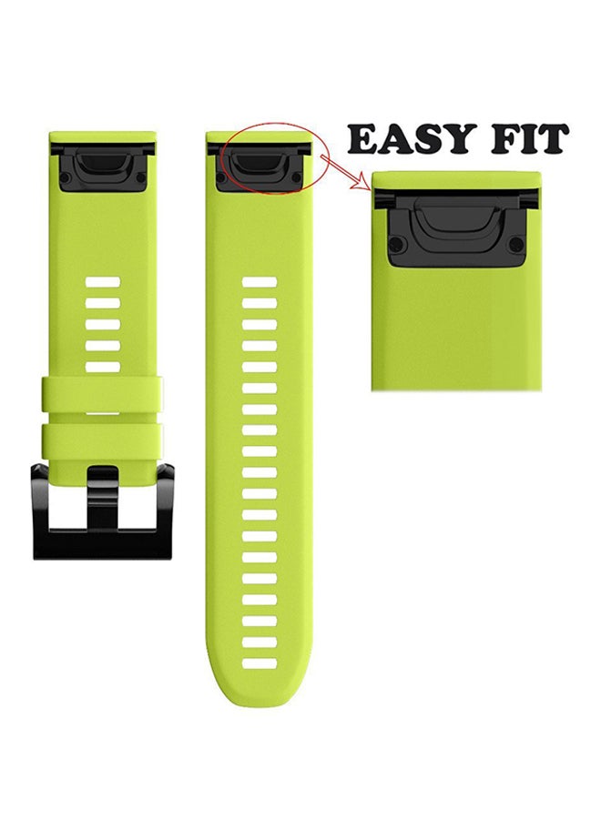 ISank Replacement Smart Watch Band For Garmin Fenix 5X/3/3HR GPS Green  - Image 4