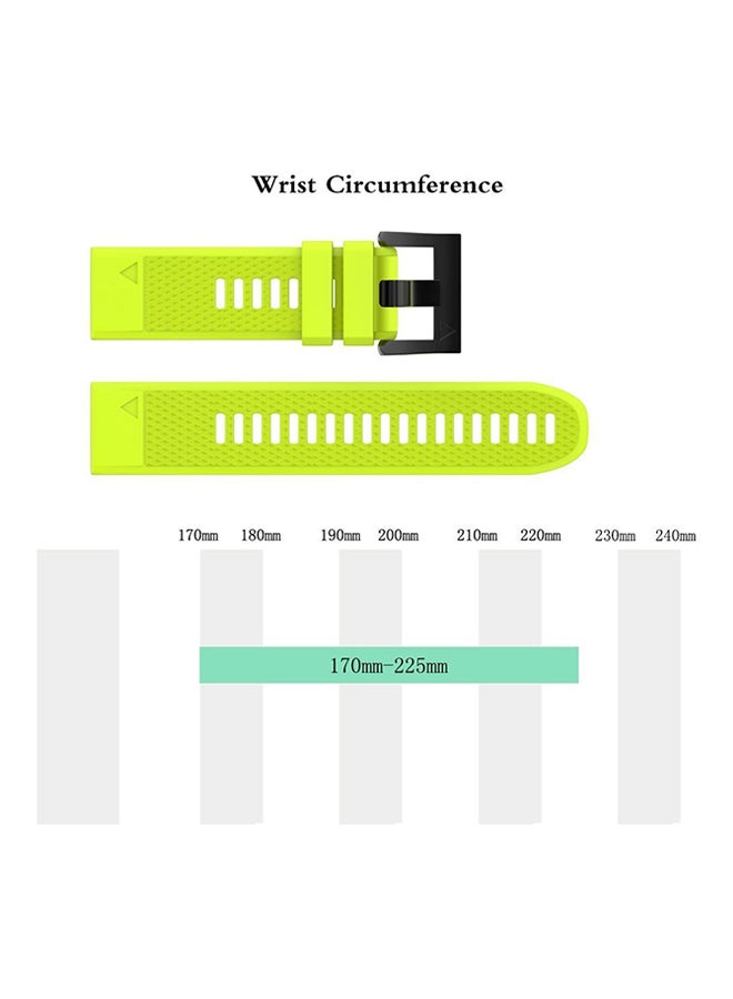 ISank Replacement Smart Watch Band For Garmin Fenix 5X/3/3HR GPS Green  - Image 5
