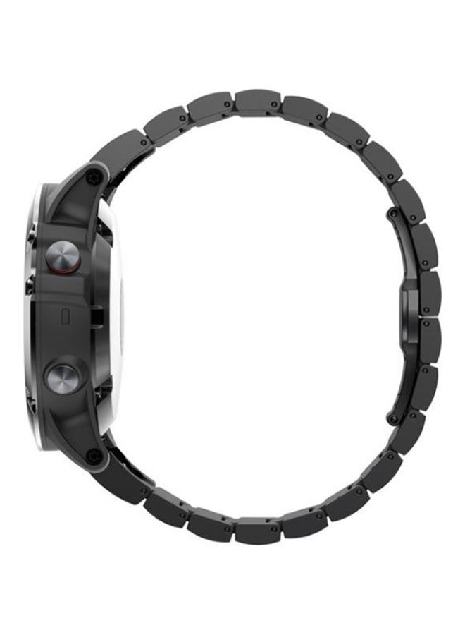 ISank Quick Release Smart Watch Band For Garmin Fenix 5X Black  - Image 5