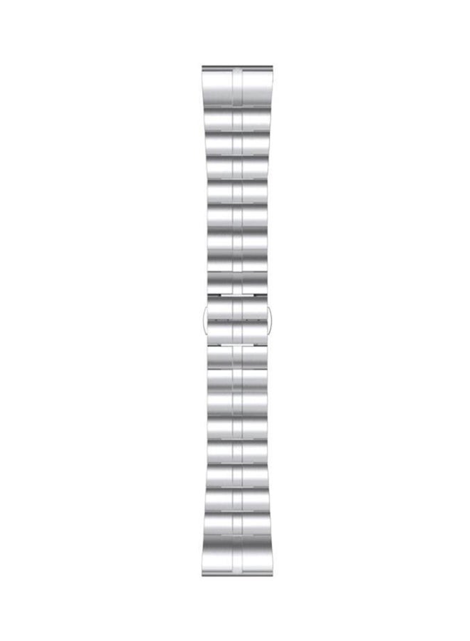 ISank Quick Release Smart Watch Band For Garmin Fenix 5X Silver  - Image 1