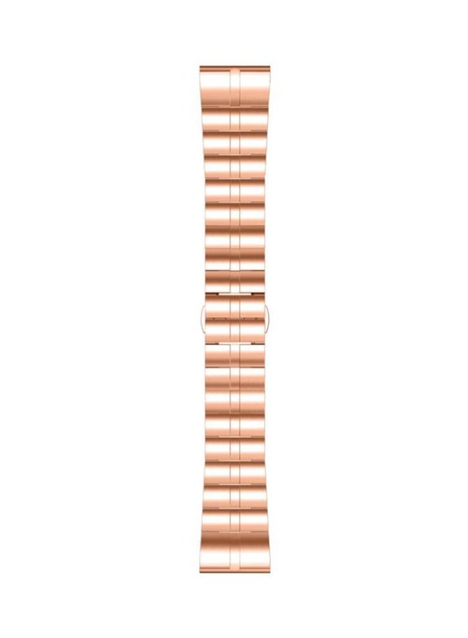 ISank Quick Release Smart Watch Band For Garmin Fenix 5X Rose Gold - Image 1