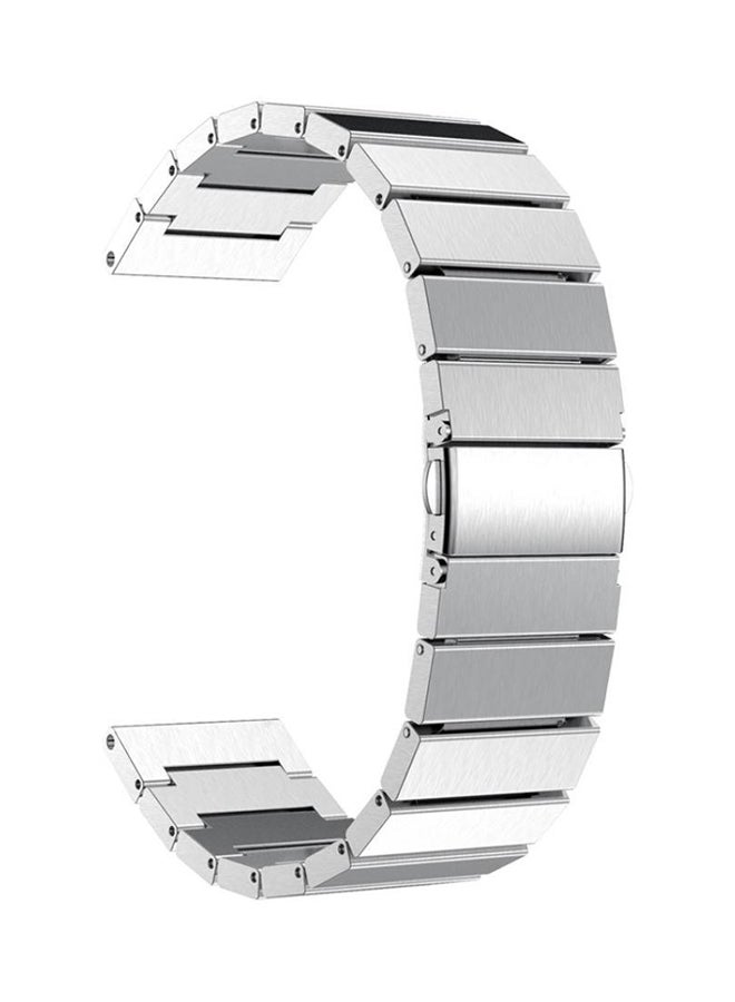 ISank One Strains Smart Watch Band For Garmin Fenix 5s Silver  - Image 1
