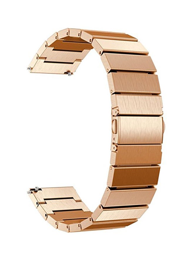 ISank One Strains Smart Watch Band For Garmin Fenix 5s Rose Gold