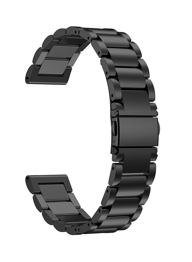 ISank Three Strains Smart Watch Band For Garmin Fenix 5s Black - Image 1