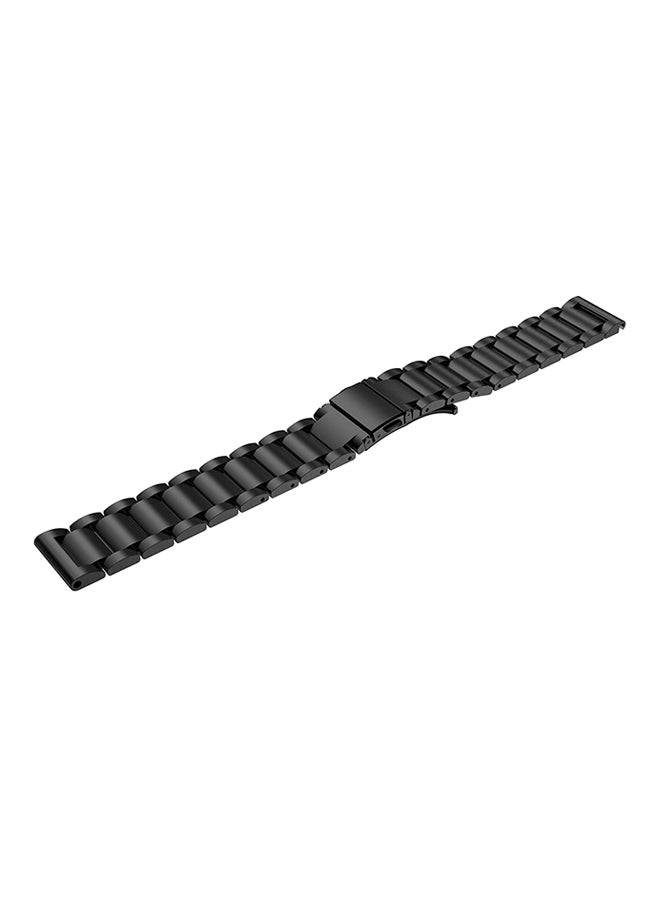 ISank Three Strains Smart Watch Band For Garmin Fenix 5s Black - Image 2
