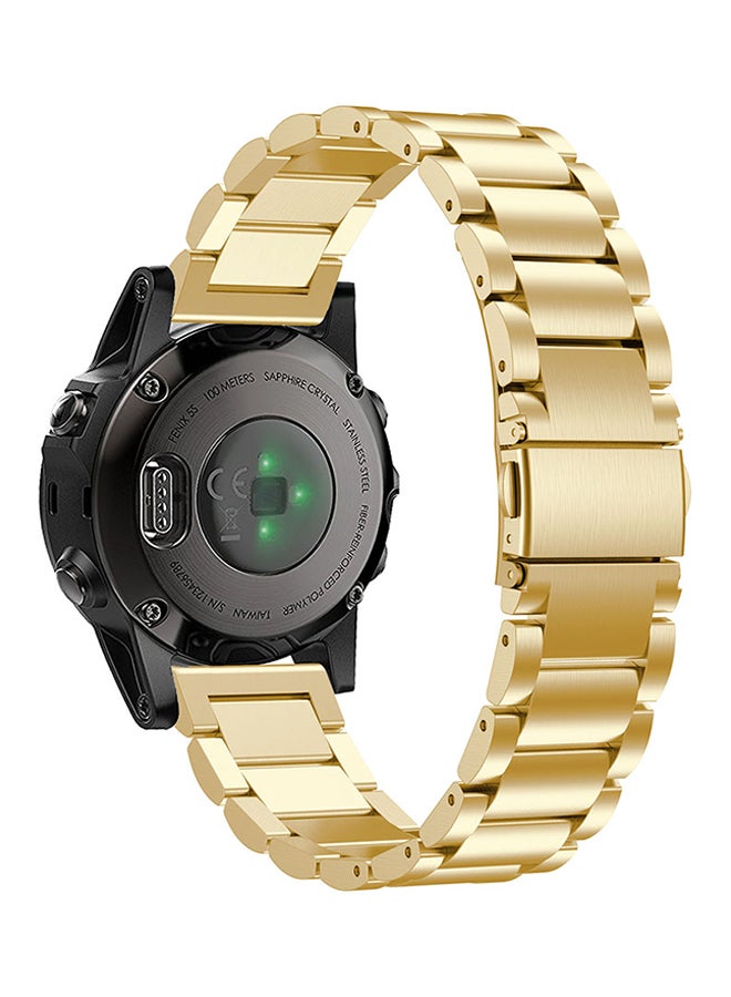 آيسانك سوار ساعة ذكية بثلاثة ألوان لساعات جارمين فينيكس 5s ذهبي - Image 3