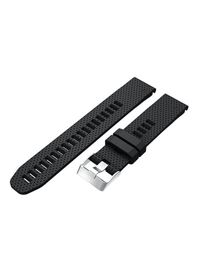 ISank Replacement Smart Watch Band For Garmin Fenix 5S GPS Black  - Image 2