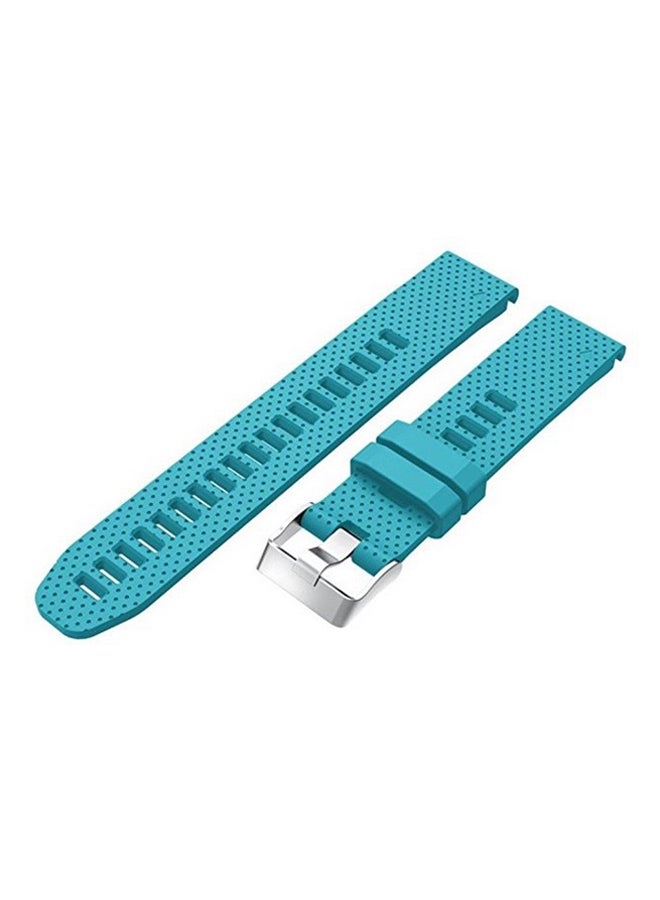 ISank Replacement Smart Watch Band For Garmin Fenix 5S GPS Light Blue  - Image 2