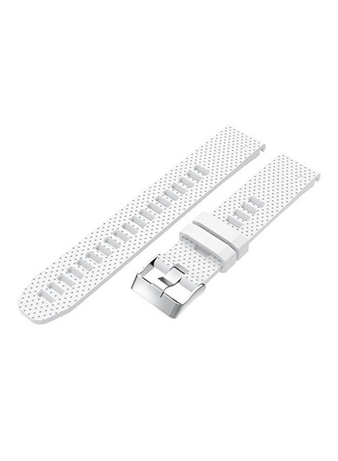 ISank Replacement Smart Watch Band For Garmin Fenix 5S GPS White - Image 2