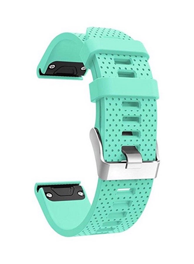 ISank Replacement Smart Watch Band For Garmin Fenix 5S GPS Mint Green - Image 1